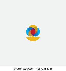 abstract logo design and creative sign