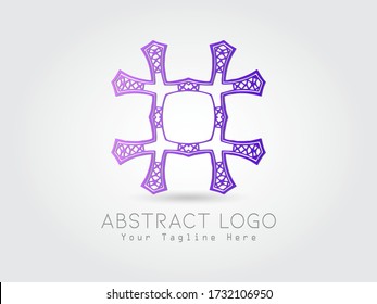 Abstract logo design elements for your company logo, abstract icon. Classic logotipe, business corporate template.