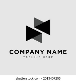abstract logo design, eye catching, simple and clean. suitable for all types of companies and businesses