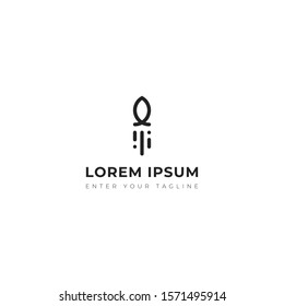 Abstract Logo Design Fish Fast, Concept Symbol Fish And Fast.