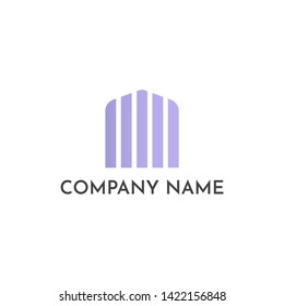 Abstract logo design. geometric logo design. 