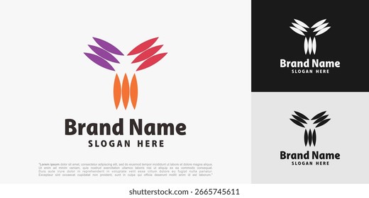 Design de logotipo abstrato. Ilustração vetorial de logotipos abstratos geométricos.