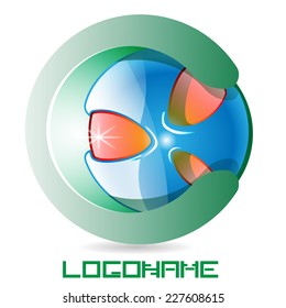 Abstract Logo Design in Globe form for your Company 