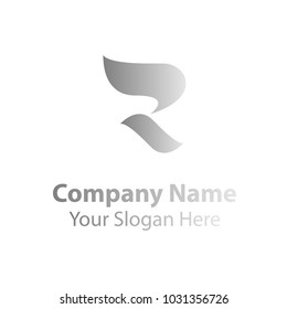 Abstract logo design in gradient color style on white background, Abstract graphic icon, logo design template, symbol for company