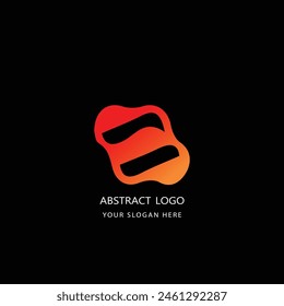 diseño de logotipo abstracto color degradado