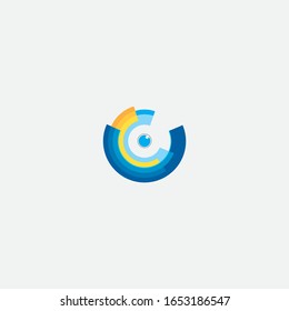 abstraktes Logo-Design und Symbol
