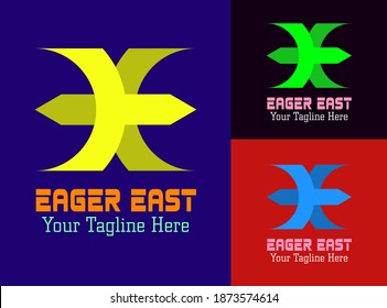 Abstraktes Design und Logo, Symbolvektorgrafik und Vektorgrafik, Vektorgrafik-Logo-Designvorlage