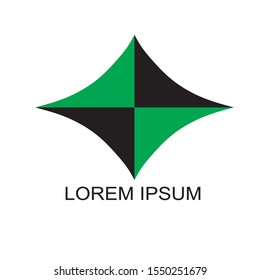 Abstract logo design ilustration vector in white background 