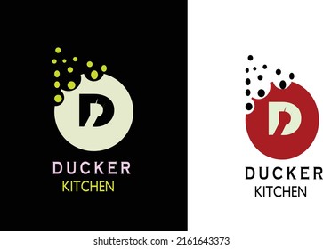 an abstract logo design for kitchen 
