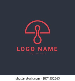 A abstract logo design linear style with similar a woman in Japanese dress, namely a kimono or yukata and typical hair