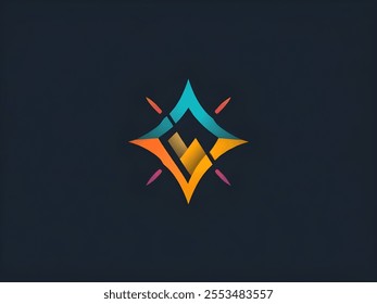 Abstract Logo Design Mockup Full Editable