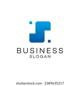 Abstract logo design modern minimal brand flat Icon design vector illustration emblem sign symbol logotype typography