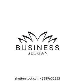 Abstract logo design modern minimal brand flat Icon design vector illustration emblem sign symbol logotype typography