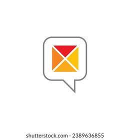 Abstract logo design modern minimal brand flat Icon design vector illustration emblem sign symbol logotype 