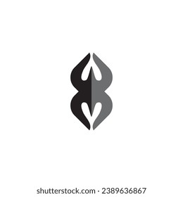 Diseño del logotipo abstracto diseño moderno minimalista diseño plano Icono ilustración vectorial emblema símbolo logotipo 