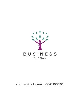 Abstract logo design modern minimal brand flat Icon design vector illustration emblem sign symbol logotype 