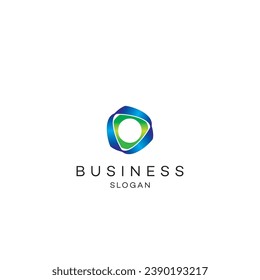Abstract logo design modern minimal brand flat Icon design vector illustration emblem sign symbol logotype 