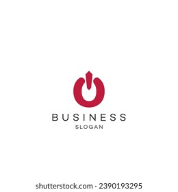 Abstract logo design modern minimal brand flat Icon design vector illustration emblem sign symbol logotype 