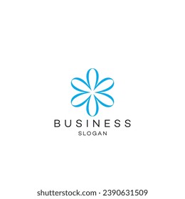 Abstract logo design modern minimal brand flat Icon design vector illustration emblem sign symbol logotype 