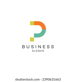 Abstract logo design modern minimal brand flat Icon design vector illustration emblem sign symbol logotype 