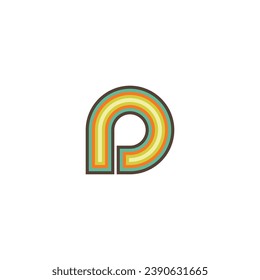 Abstract logo design modern minimal brand flat Icon design vector illustration emblem sign symbol logotype 