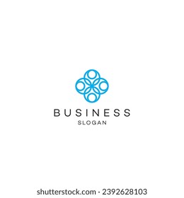 Abstract logo design modern minimal brand flat Icon design vector illustration emblem sign symbol logotype 