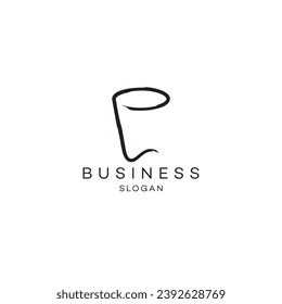 Abstract logo design modern minimal brand flat Icon design vector illustration emblem sign symbol logotype 