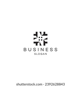 Abstract logo design modern minimal brand flat Icon design vector illustration emblem sign symbol logotype 