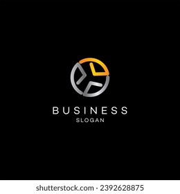 Diseño del logotipo abstracto diseño moderno minimalista diseño plano Icono ilustración vectorial emblema símbolo logotipo 