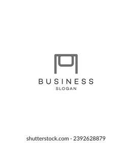 Abstract logo design modern minimal brand flat Icon design vector illustration emblem sign symbol logotype 