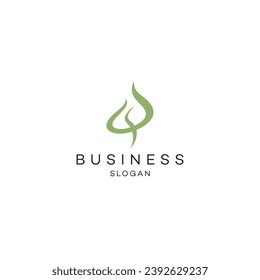 Abstract logo design modern minimal brand flat Icon design vector illustration emblem sign symbol logotype 
