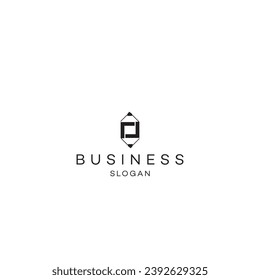 Abstraktes Logo-Design moderne minimale Marke flach Symbol Design Vektorgrafik Symbol Zeichen Logo Logo-Logo 