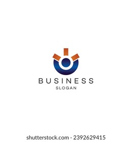 Abstract logo design modern minimal brand flat Icon design vector illustration emblem sign symbol logotype 