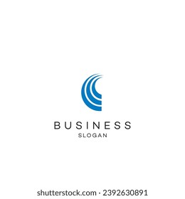 Abstract logo design modern minimal brand flat Icon design vector illustration emblem sign symbol logotype 