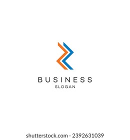 Abstract logo design modern minimal brand flat Icon design vector illustration emblem sign symbol logotype 