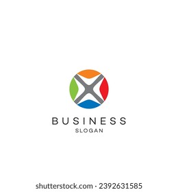 Diseño del logotipo abstracto diseño moderno minimalista diseño plano Icono ilustración vectorial emblema símbolo logotipo 