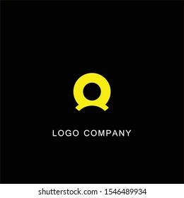 abstract logo design on black background
