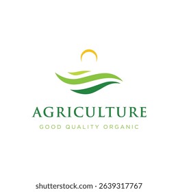 Abstract logo design of organic farm or ranch with good quality.