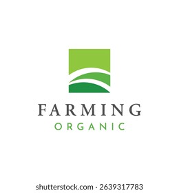 Abstract logo design of organic farm or ranch with good quality.