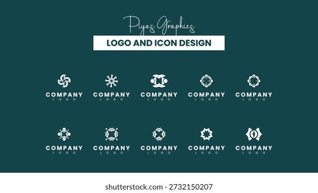 Abstract Logo Design Pack for Branding