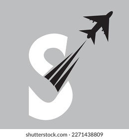 Resumen del diseño del logo con un S.