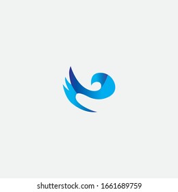 abstract logo design and sign and wellness 