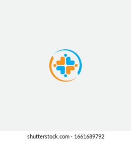 abstract logo design and sign and wellness 