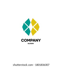 Abstract logo design simple, logo for business, company and other