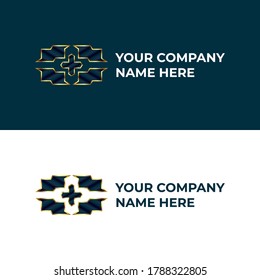 abstract logo design. simple and elegant logo for your company. good for finance, real estate, tech etc.