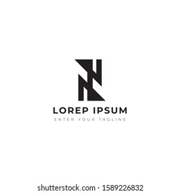 Abstract Logo Design, I Simple Modern Icon.