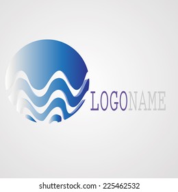 Abstract Logo Design in Striped Globe Form for your Company