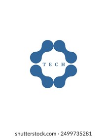 Abstract logo design, tech, abstract tech logo