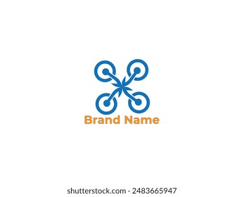 diseño abstracto del logotipo. diseño del logotipo de la tecnología.