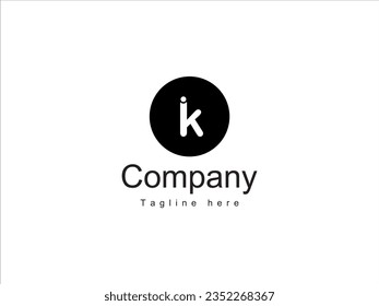 abstract logo design with template